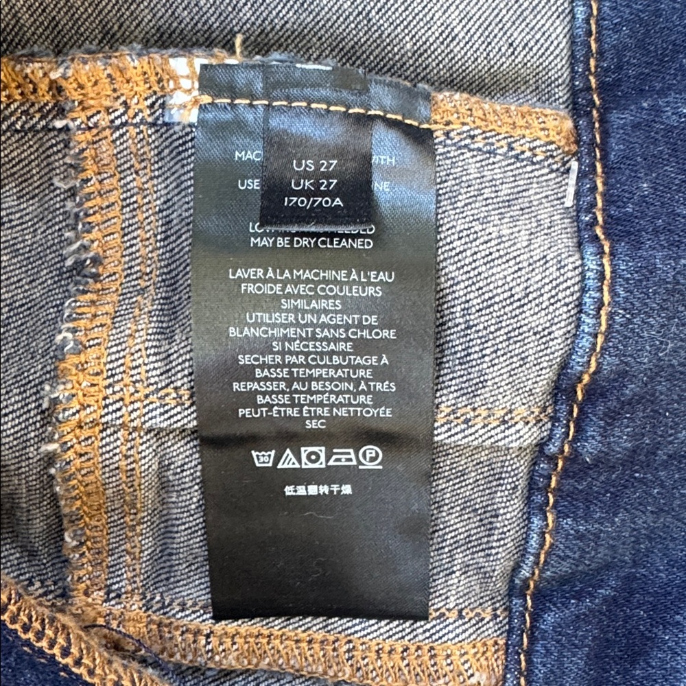 Free People We The Free Jayde High Rise Flare Leg Jeans Tulsa Blue Size 27 - Picture 11 of 15